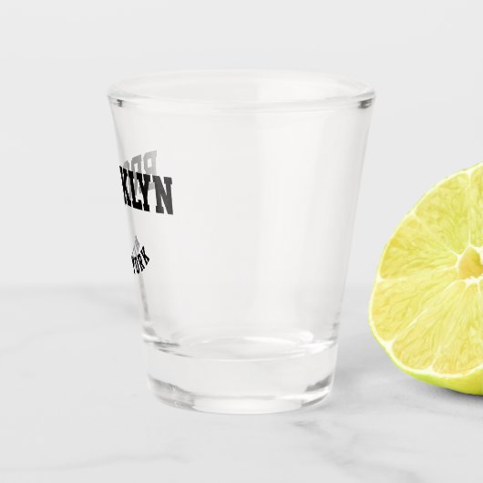 Ort und Staat Schnapsglas (Rechts)