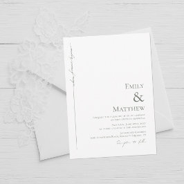 Ort, wo für immer die Einladung zum Hochzeitsfeier