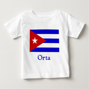 Orta Kubanische Flagge Baby T-shirt