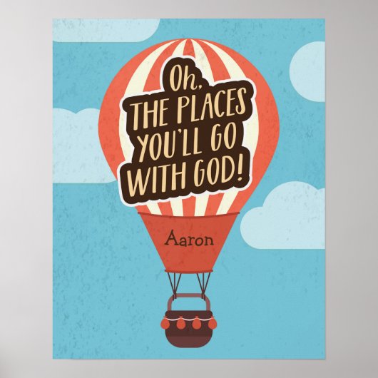 Orte, an denen du mit Gott gehen wirst Poster (Vorne)