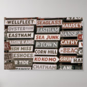 Orte der Cape Cod Poster (Vorne)