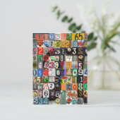 Orte der Pi Postkarte (Stehend Vorderseite)