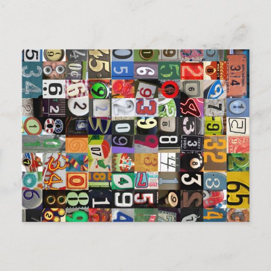 Orte der Pi Postkarte (Vorderseite)