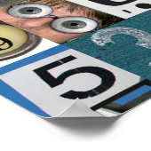 Orte des Pi Poster (Ecke)