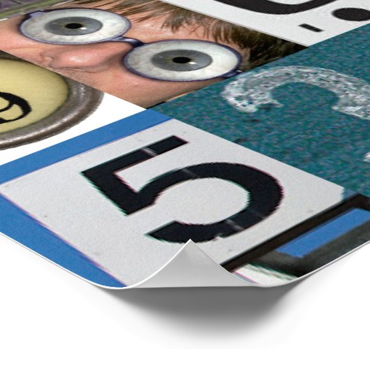 Orte des Pi Poster (Ecke)