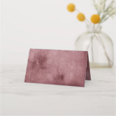 Orte für Hochzeitspaziergänge in Burgund Platzkarte (Rückseite)