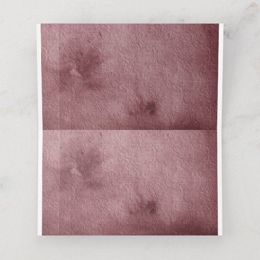 Orte für Hochzeitspaziergänge in Burgund Platzkarte (Innenseite Aufgefaltet)