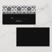 Orte für Schwarz und Weiß Platzkarte (Vorne/Hinten)