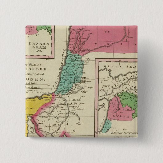 Orte in den fünf Büchern der Mose Button (Vorderseite)