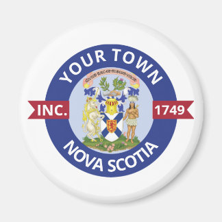 Orte in Nova Scotia - Personalisiert Magnet