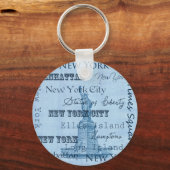 Orte New York Schlüsselanhänger (Vorderseite)