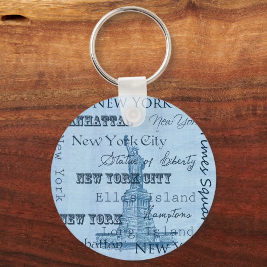 Orte New York Schlüsselanhänger (Vorderseite)