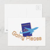 Orte Postkarte (Vorne/Hinten)