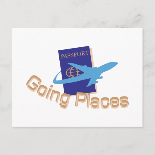 Orte Postkarte (Vorderseite)