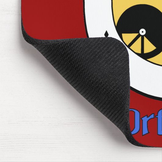 Ortega Family Shield Mousepad (Ecke)