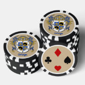 Ortega Heraldic Arms Pokerchips (Stapel)