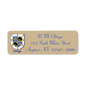 Ortega Heraldic Shield (Vorne)