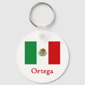 Ortega mexikanische Flagge Schlüsselanhänger