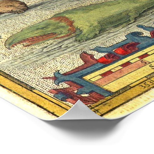 Ortelius Island Poster (Ecke)