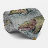 Ortelius Karten-Seemonster-Krawatte Krawatte (Gerollt)