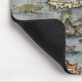 Ortelius Karten-Seeungeheuer Mousepad (Ecke)