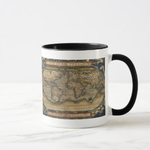 Ortelius Weltkarten-Tasse 1570 Tasse
