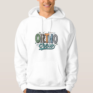 Ortho Crew Vintage Zahnärzteteam Vektor Design_1 Hoodie