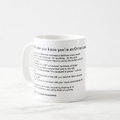 Ortho Krankenschwester-Tasse Kaffeetasse (Vorderseite Links)