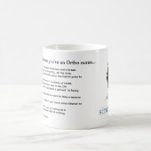 Ortho Krankenschwester-Tasse Kaffeetasse (Mittel)