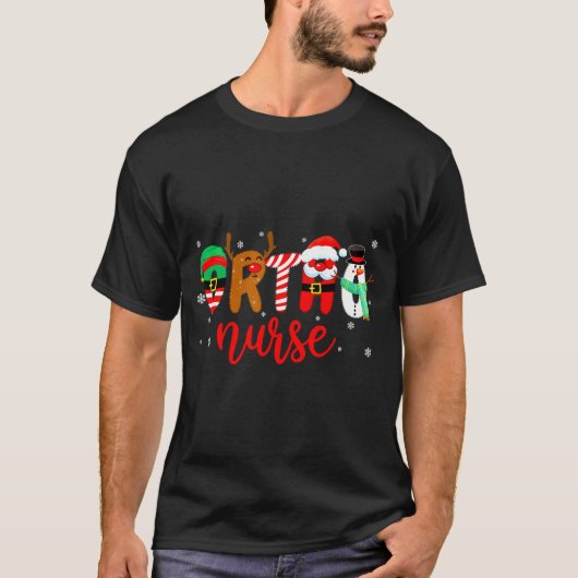 Ortho Nurse Christmas Shirt Nurse Xmas Party Cna N (Vorderseite)