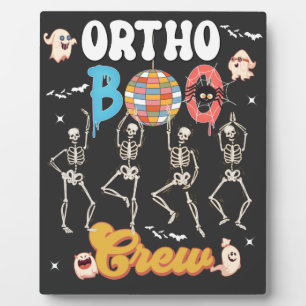 Ortho Orthopädie Halloween Crew Co-Arbeiter Fotoplatte