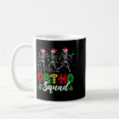 Ortho Squad Christmas Three Santa Skeletons Proud  Kaffeetasse (Links)