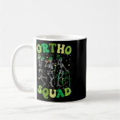 Ortho Squad Dancing Skeletons St Patricks Orthoped Kaffeetasse (Links)