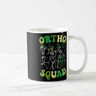 Ortho Squad Dancing Skeletons St Patricks Orthoped Kaffeetasse