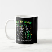 Ortho Squad Dancing Skeletons St Patricks Orthoped Kaffeetasse (Links)