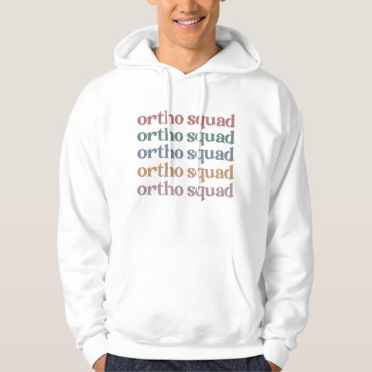 Ortho Squad Orthodontist Orthopädie Geschenke für  Hoodie (Vorderseite)