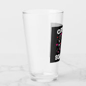 Ortho Squad tanzen Skelett Valentine Drinks Glas (Rechts)