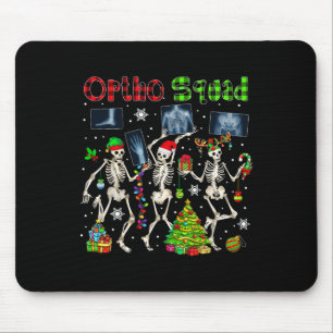 Ortho Squad Xmas Three Santa Reindeer Elf Röntgen Mousepad