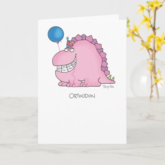 ORTHODON KARTE (Gelbe Blume)