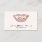 Orthodontist Braces Visitenkarte (Vorderseite)