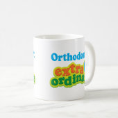 Orthodontist-Extraordinaire Geschenk-Idee Kaffeetasse (VorderseiteRechts)