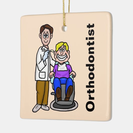 Orthodontist Keramikornament (Links)