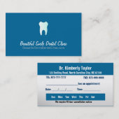 Orthodontist Terminkarten - Farbveränderlich Terminkarte (Vorne/Hinten)