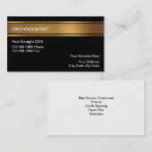 Orthodontist-Visitenkarten Visitenkarte (Vorne/Hinten)