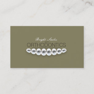 Orthodontist-Zahnarzt-zahnmedizinische Visitenkarte