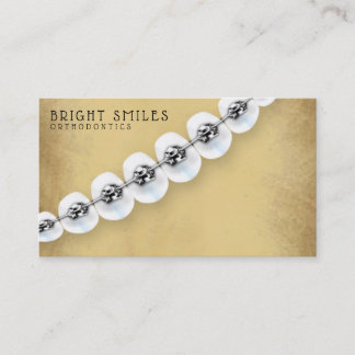 Orthodontist-Zahnarzt-zahnmedizinische Visitenkarte
