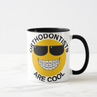 Orthodontists sind coole Gesichts-Kaffee-Tasse