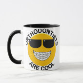 Orthodontists sind coole Gesichts-Kaffee-Tasse Tasse (Links)