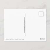 Orthodox-Bild von Madonna und Kind Postkarte (Rückseite)