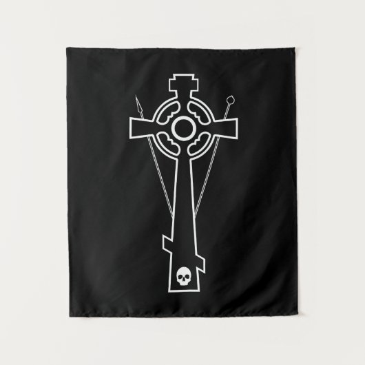 Orthodox Celtic Cross Version 2 Wandteppich (Vorderseite)